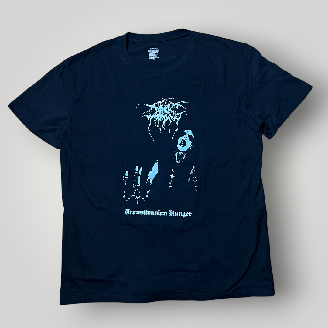 DARKTHRONE Transilvanian Hunger Y2K Gothic Heavy Cotton Graphic T-Shirt