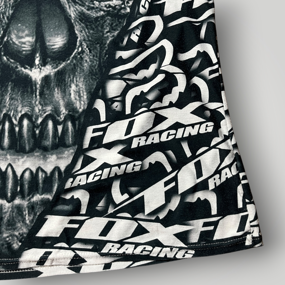 FOX Racing Y2K Fighter Goth Graphic All Over Print T-Shirt