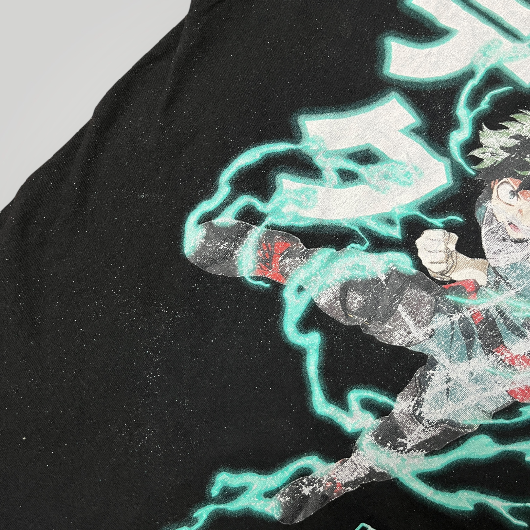 My Hero Academia Decu Electric Charged Kanji Attack Anime Graphic T-Shirt