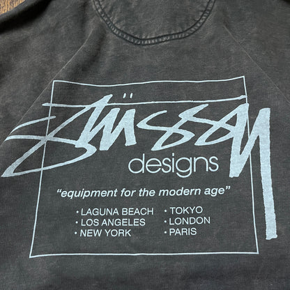 Stussy Age Pigment Dye Heavy Cotton Y2K Skater Hoodie