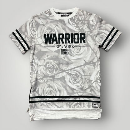 Supply & Demand 2016 Drop "Warrior" Y2K Hip-Hop Swag Graphic Zip Jersey T-Shirt