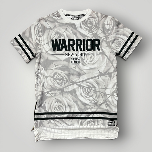 Supply & Demand 2016 Drop "Warrior" Y2K Hip-Hop Swag Graphic Zip Jersey T-Shirt