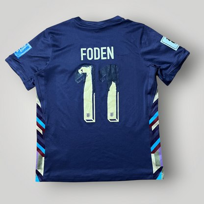 Nike England 2024/2025 Away #11 Foden Football Jersey T-Shirt
