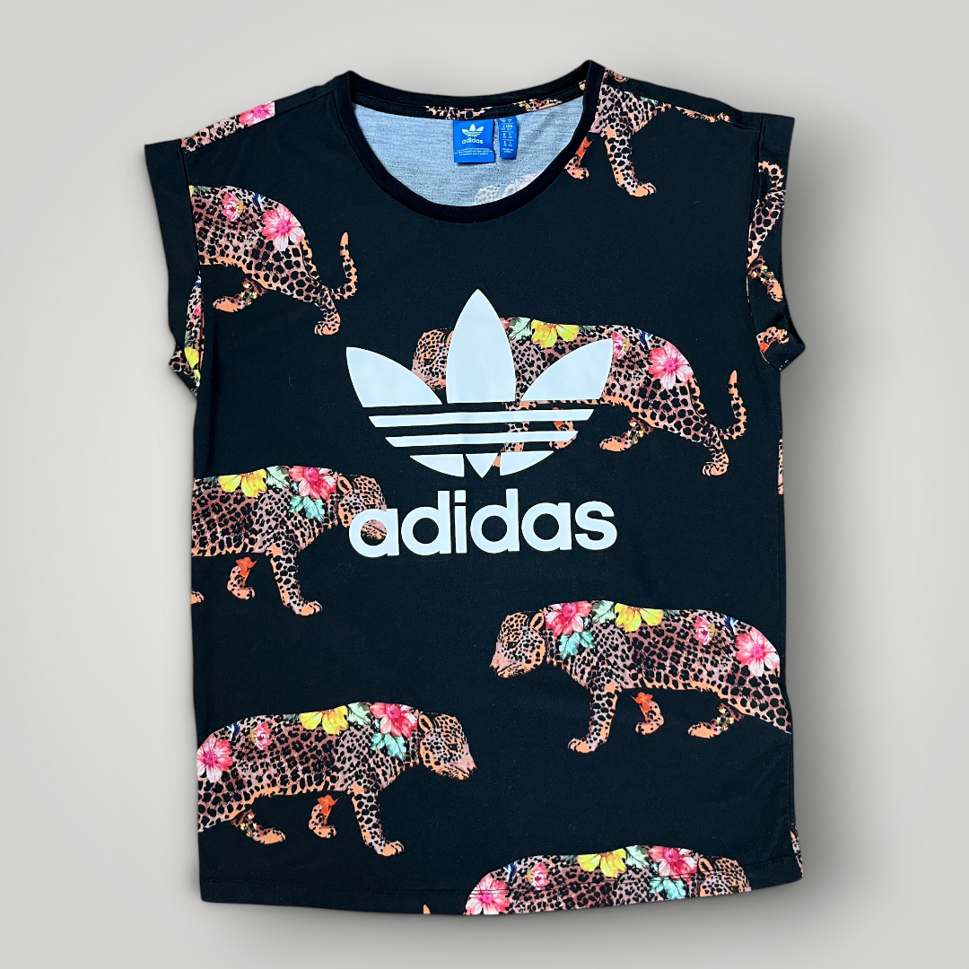Adidas x Farm Rio Leopard Graphic T-Shirt (Дамско)