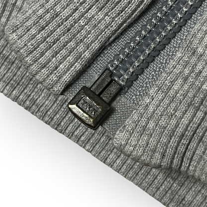 Adidad Striped Zip-Up Hoodie