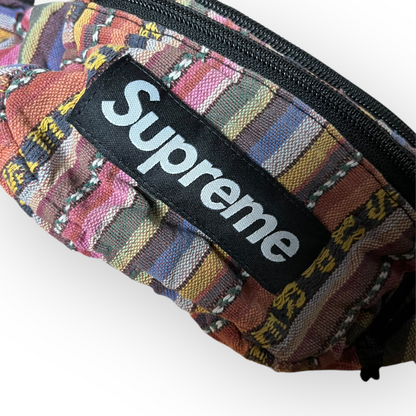 Supreme "Woven Stripe SS20" Multicolor Waist Bag