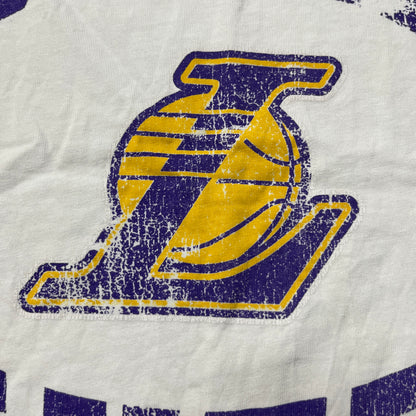 NBA Lakers Los Angeles Heavy Cotton Modern Vintage Wash T-Shirt
