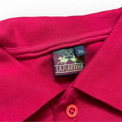 Ferrari x La Martina Embroidered Racing Polo T-Shirt (REPLICA)