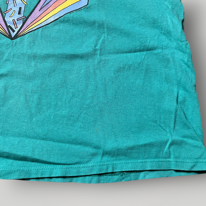 Suttons "Las Vegas" Vintage 90's Heavy Cotton USA MADE Abstract Graphic T-Shirt !SINGLE STITCH!