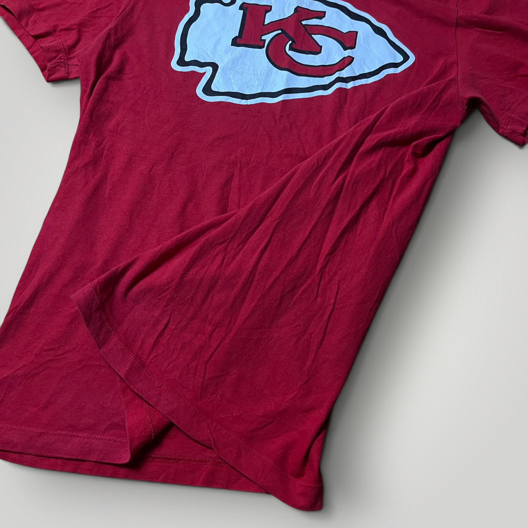 Nike Red Kansas City Chiefs Primetime Logo Essential Tubular Knit Graphic T-Shirt
