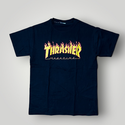 Thrasher "Flame Logo" Heavy Cotton Skater Graphic T-Shirt