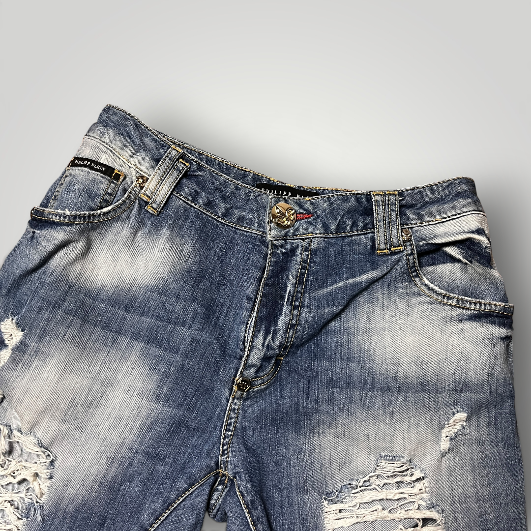 Philipp Plein Y2K 3/4 Jeans
