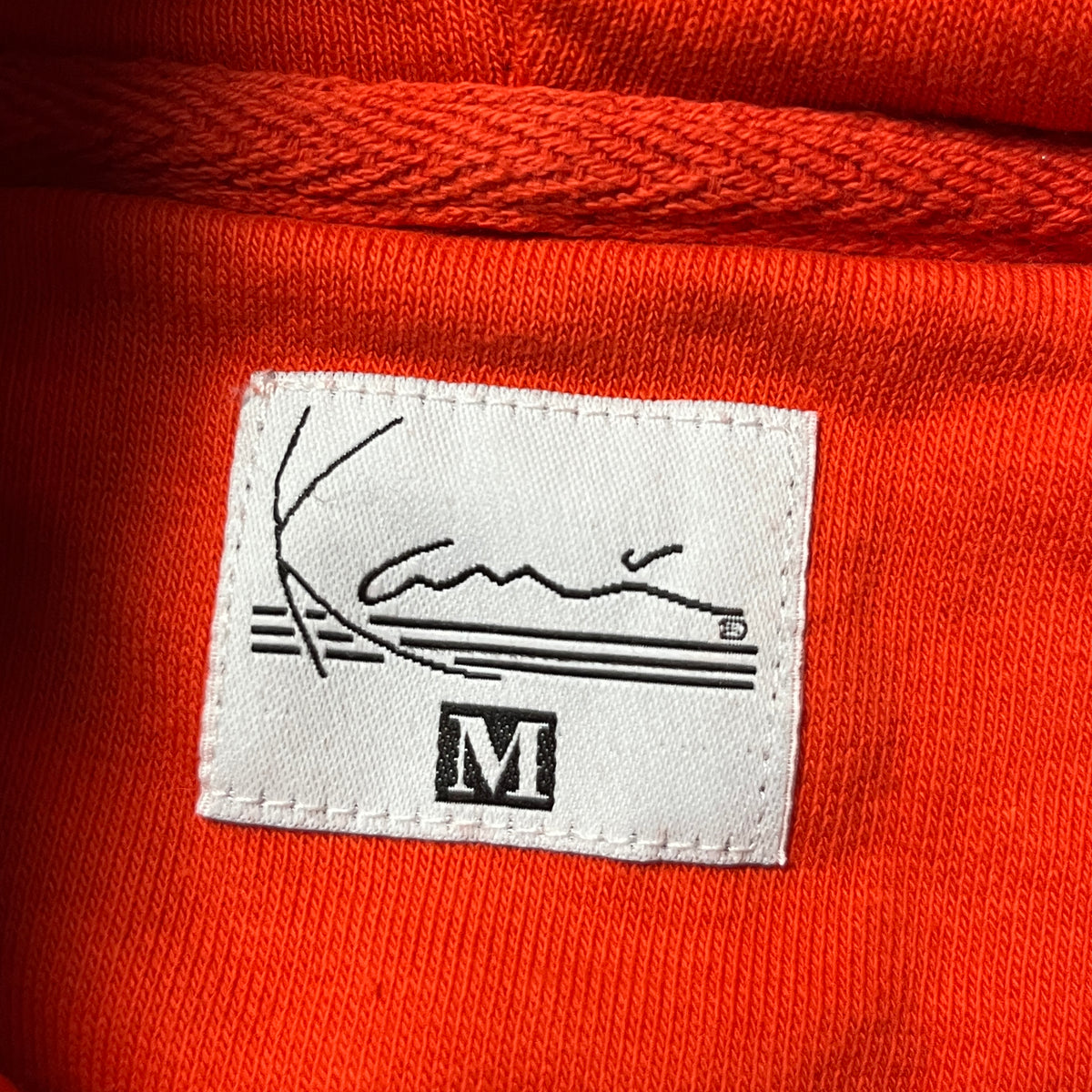 Karl Kani Embroidered Signature Y2K Cropped Boxy Heavy Cotton Hoodie (Дамско)