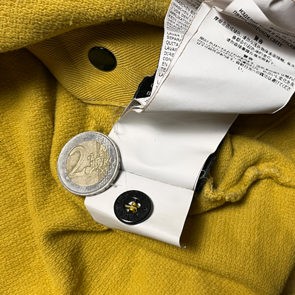 Stone Island Autumn/Winter 2018 Malfile Cotton Fleece Garment-Dyed Hooded Zip-Up Hoodie