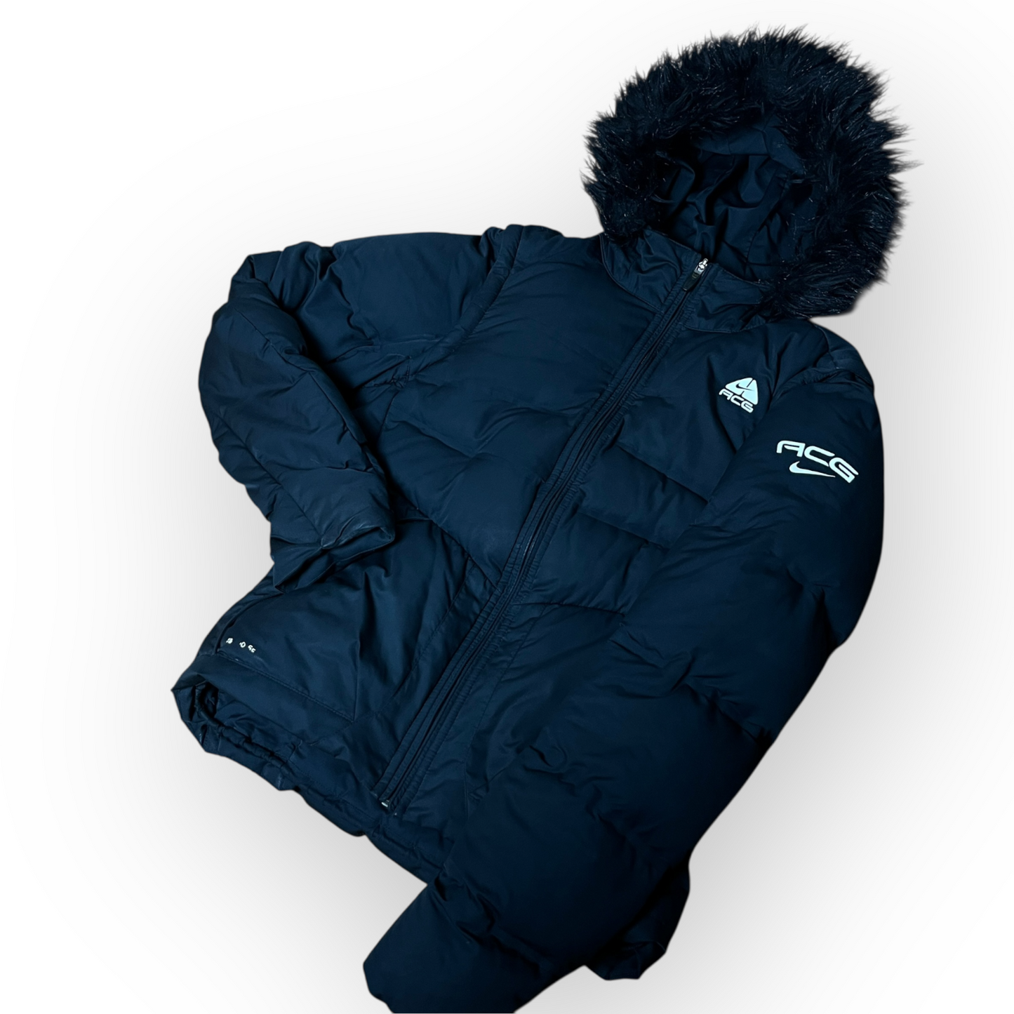 Nike ACG Vintage 00's Y2K Transformable Fur Puffer Jacket / Vest (Дамско)