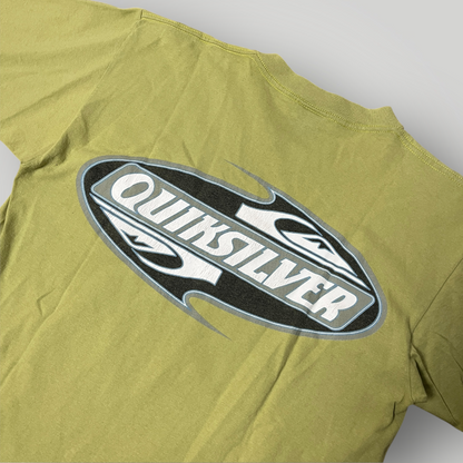 Quiksilver Vintage 90's USA MADE Y2K Heavy Cotton Single Stitch Graphic T-Shirt