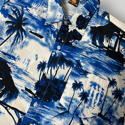 GTA Vice City Inspired Button Up Hawaiian Shirt