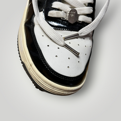 A Bathing Ape BAPE STA Low Black/White (Replica)