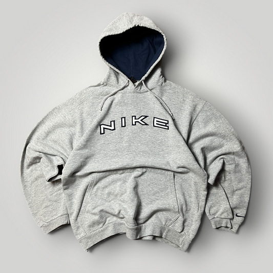 Nike Vintage 90's Y2K Hip-Hop Spellout Heavy Cotton Boxy Hoodie