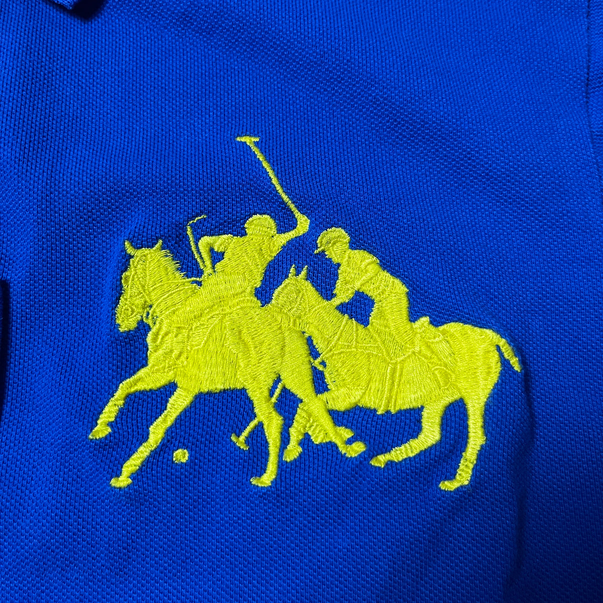 Polo Ralph Lauren Vintage 2000's Dual Match Big Pony Y2K Long Sleeve Shirt