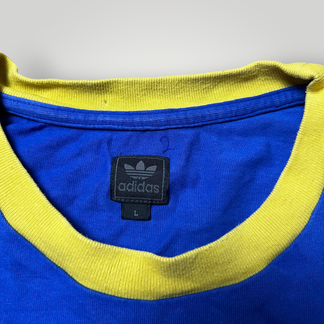 Adidas Sweden 2006/2007 Vintage National Team Heavy Cotton Football Jersey T-Shirt