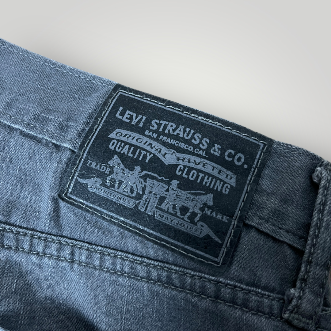 LEVI'S 514 Loose Straight Fit Grey Jeans (2012)