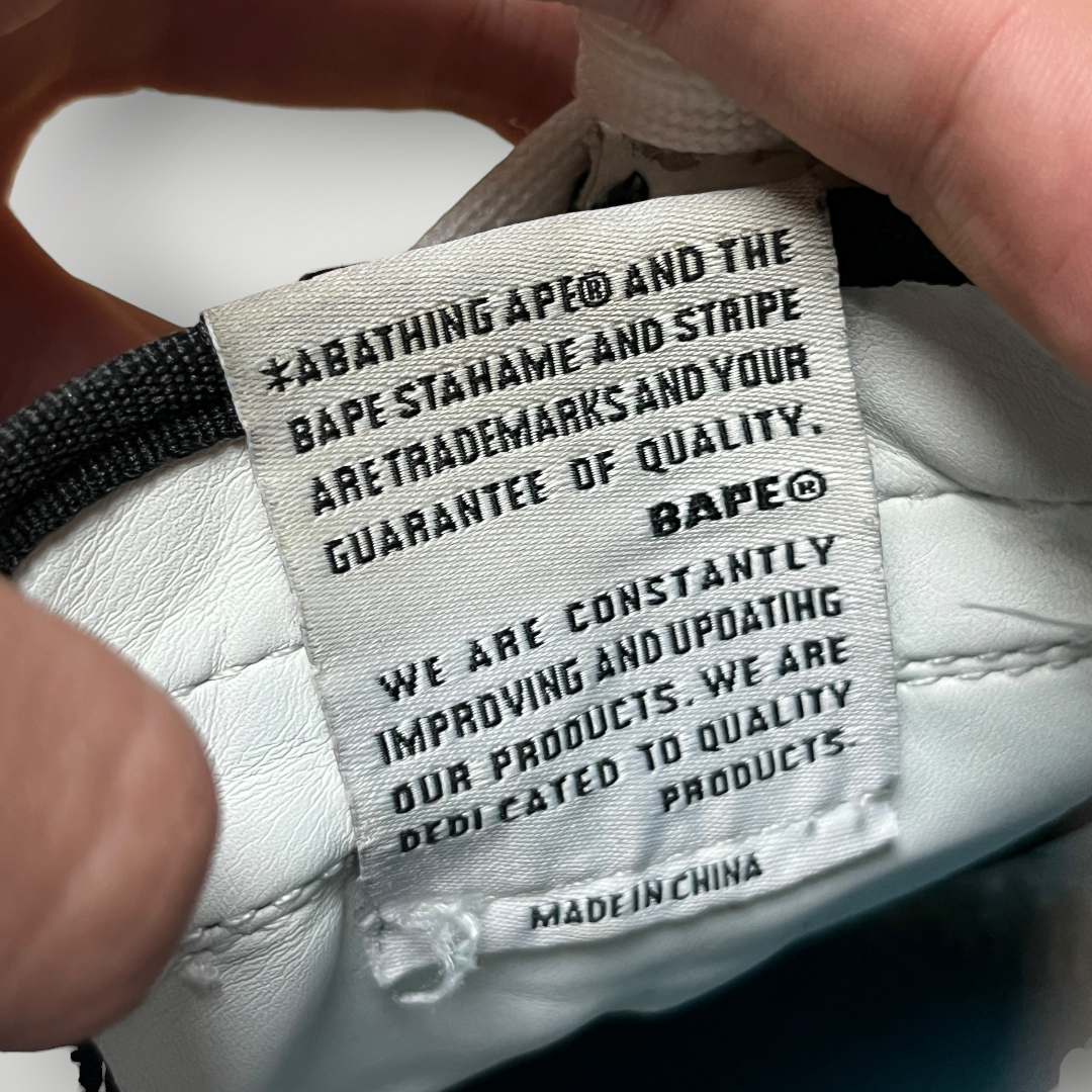 A Bathing Ape BAPE STA Low Black/White (Replica)