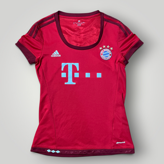 Adidas FC Bayern Munich 2015/2016 Home Football Jersey T-Shirt (Дамско)