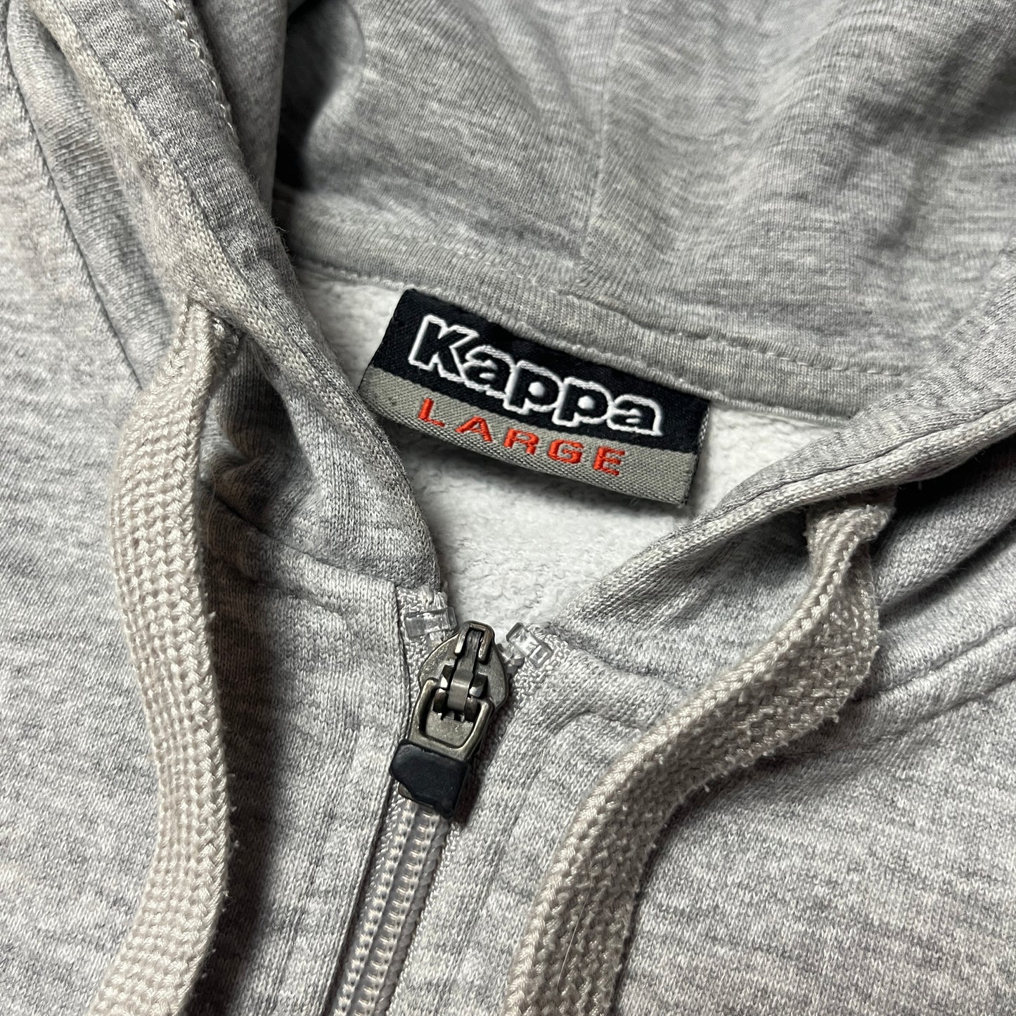 Kappa Grey Zip-Up Hoodie