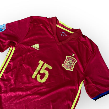 Adidas Spain 2016/2017 Home Ramos #15 Football Jersey T-Shirt (REPLICA)