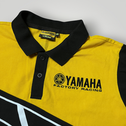 VR46 Vintage 2010's Y2K Valentino Rossi Yamaha Racing Polo T-Shirt