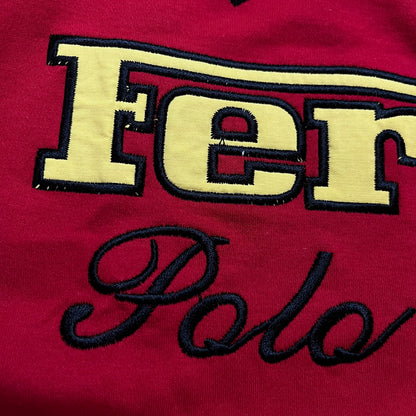Ferrari x La Martina Embroidered Racing Polo T-Shirt (REPLICA)