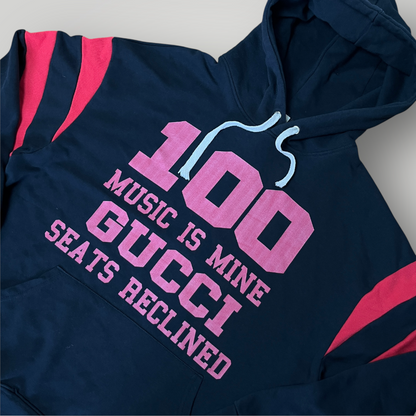 GUCCI x Sony "100 Music is Mine" 3/4 Sleeve Oversized Hoodie (Replica)