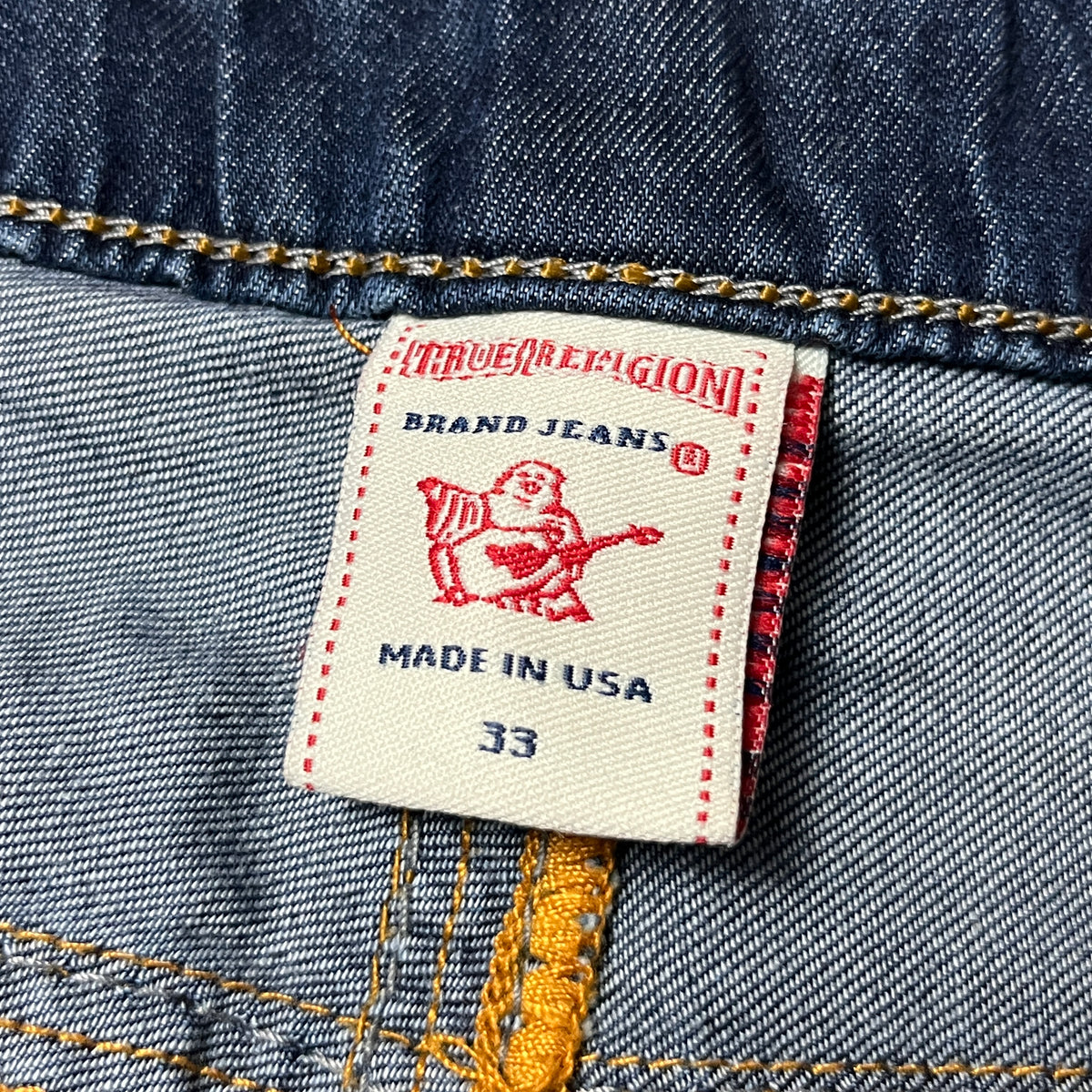 True Religion Vintage 2000's Y2K "Bobby" Denim Shorts