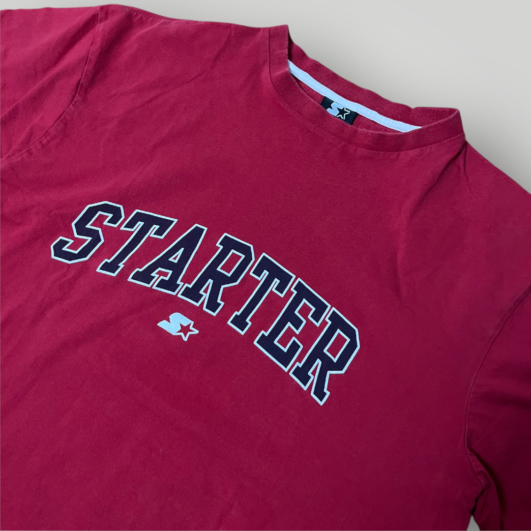 Starter Heavy Cotton Lettered Y2K Boxy Fit T-Shirt