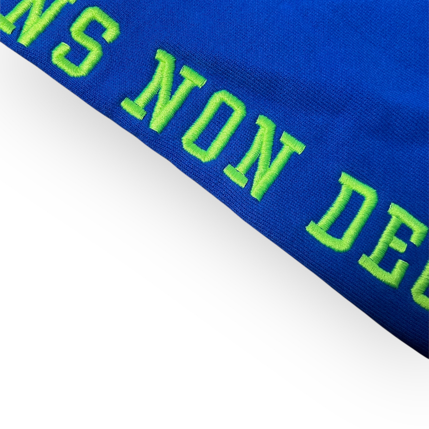 Nike Vintage 00's Spell Out Y2K Heavy Cotton Embroidered Zip-Up Hoodie