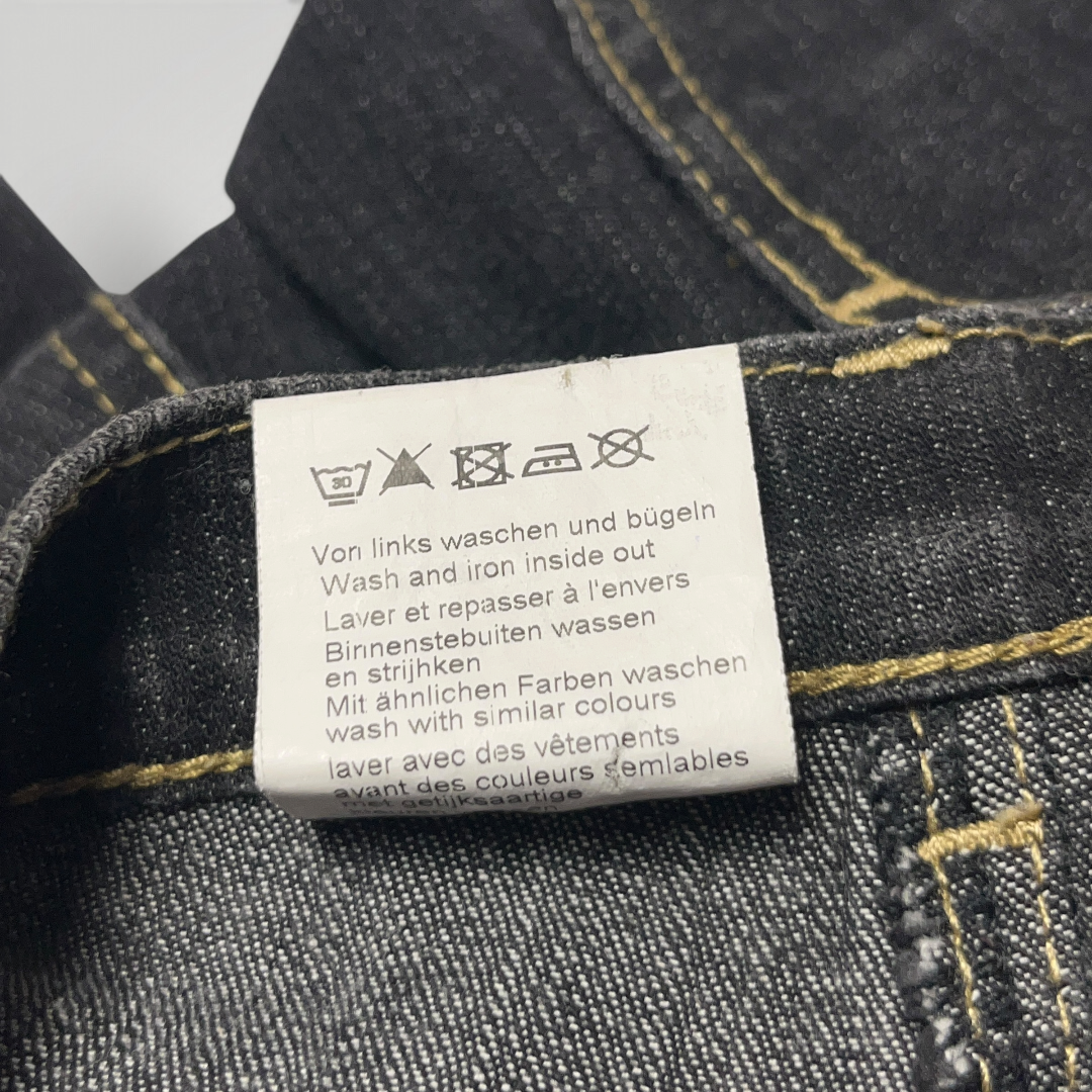 Apple Bottom ls Vintage 2000's Y2K Hip-Hop Embroidered Heavy Cotton Black Baggy Jeans (Дамско) (Rep)