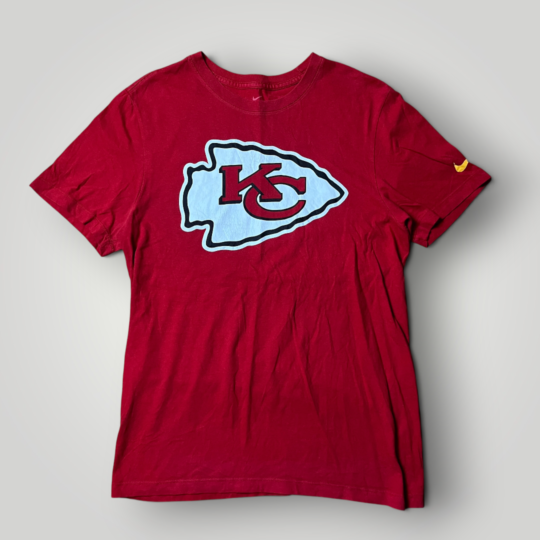Nike Red Kansas City Chiefs Primetime Logo Essential Tubular Knit Graphic T-Shirt