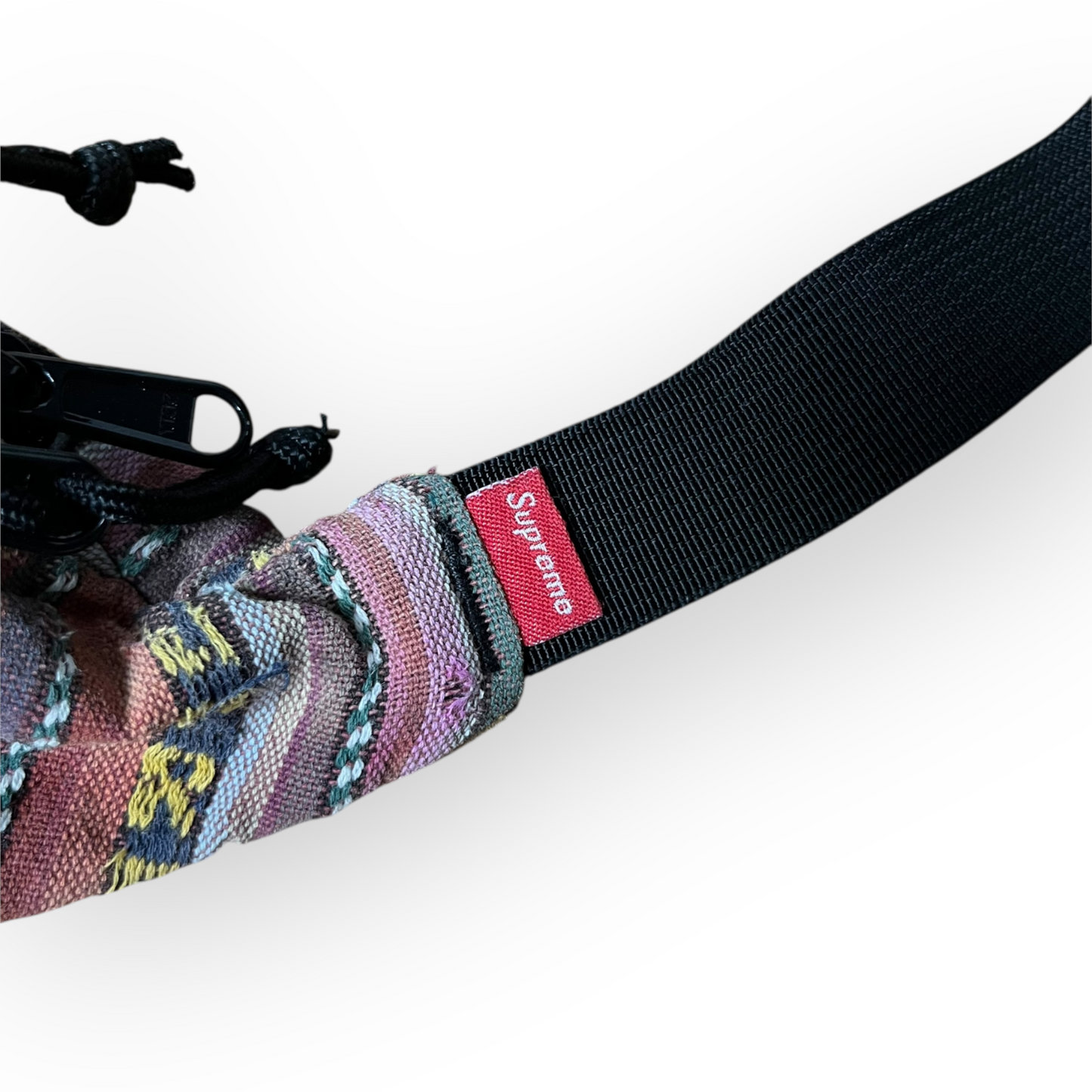 Supreme "Woven Stripe SS20" Multicolor Waist Bag