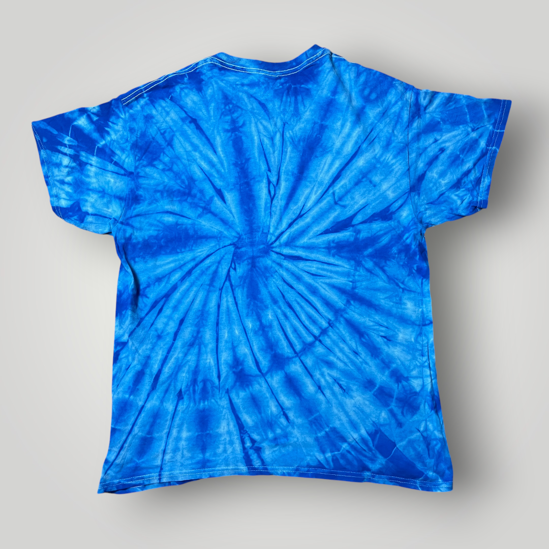 Ed Sheeran Official Merch "Divide" Tour Tie Dye Graphic Heavy Cotton T-Shirt