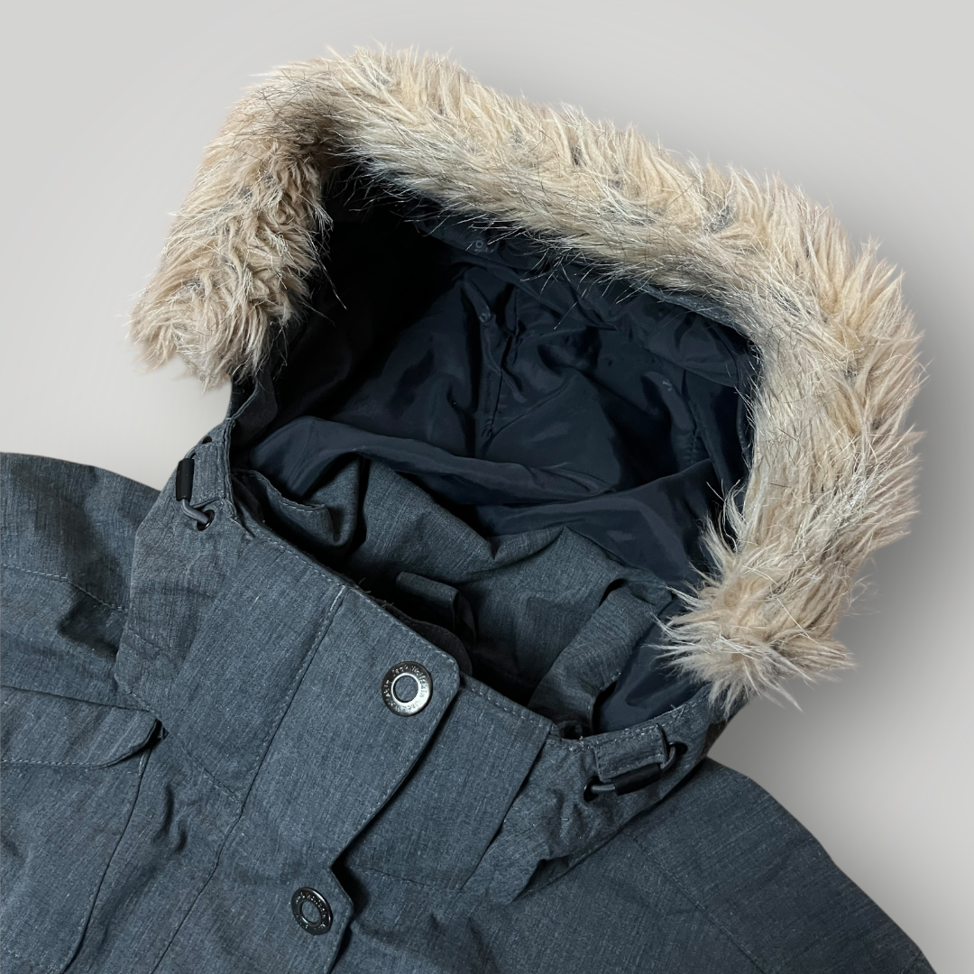 Jack Wolfskin Fur Parka Windbreaker Jacket (Дамско)
