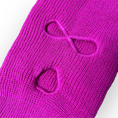 Pink Robber Ski Mask