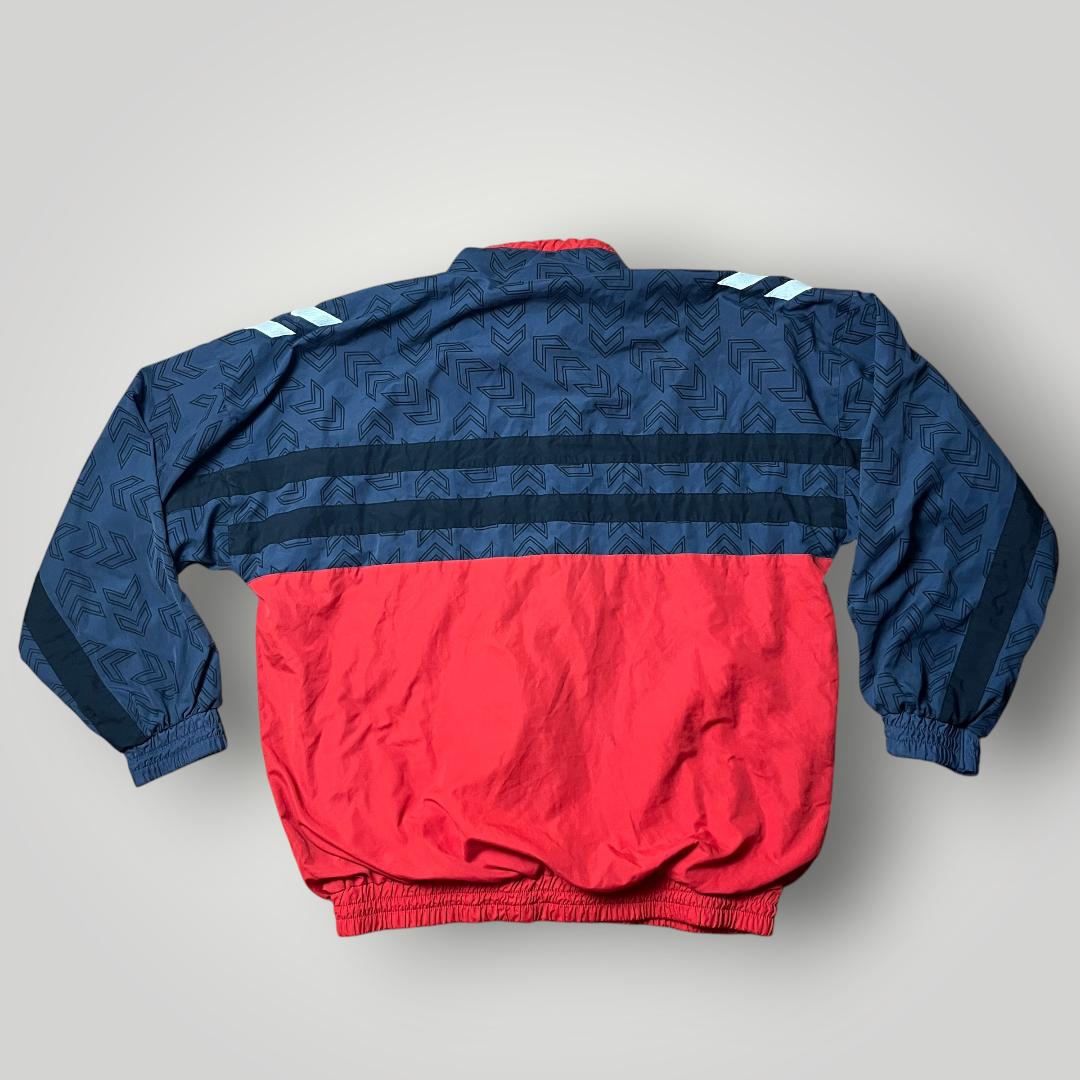 Hummel Vintage Y2K Hip-Hop Oversized Baggy Boxy Windbreaker Jacket