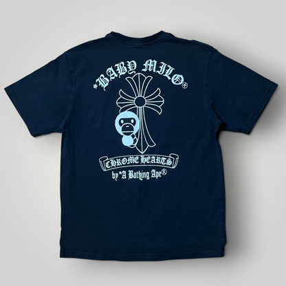 BAPE A Bathing Ape x Chrome Hearts Heavy Cotton Graphic T-Shirt (Replica)