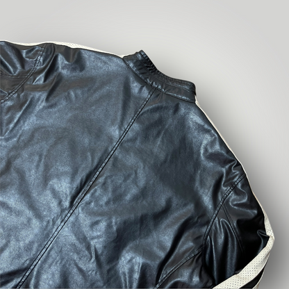 Enjoy Y2K Vintage Racing Leather Jacket