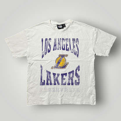 NBA Lakers Los Angeles Heavy Cotton Modern Vintage Wash T-Shirt