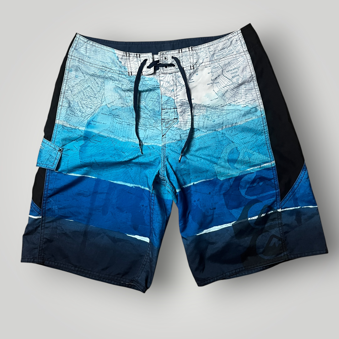 Quiksilver "Cypher Kelly Slater" Graphic  Surfing Board Shorts