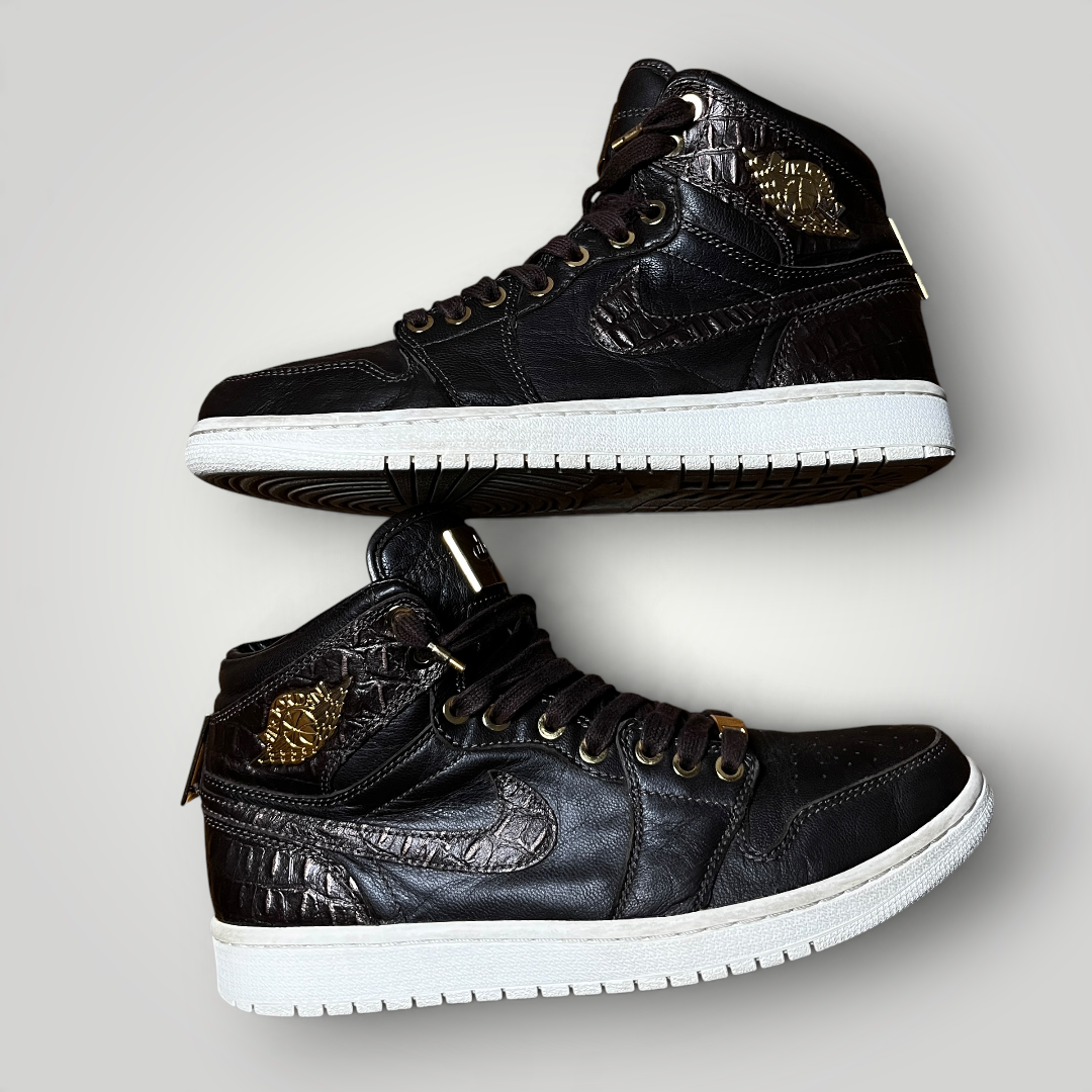 Air Jordan 1 Retro High OG Pinaccle "Baroque Brown/Croc" !RARE!