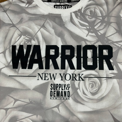 Supply & Demand 2016 Drop "Warrior" Y2K Hip-Hop Swag Graphic Zip Jersey T-Shirt