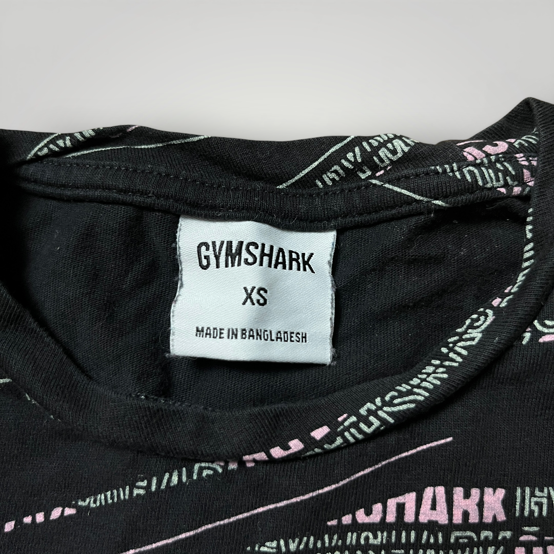 GYMSHARK Graphic Crop Top T-Shirt (Дамско)